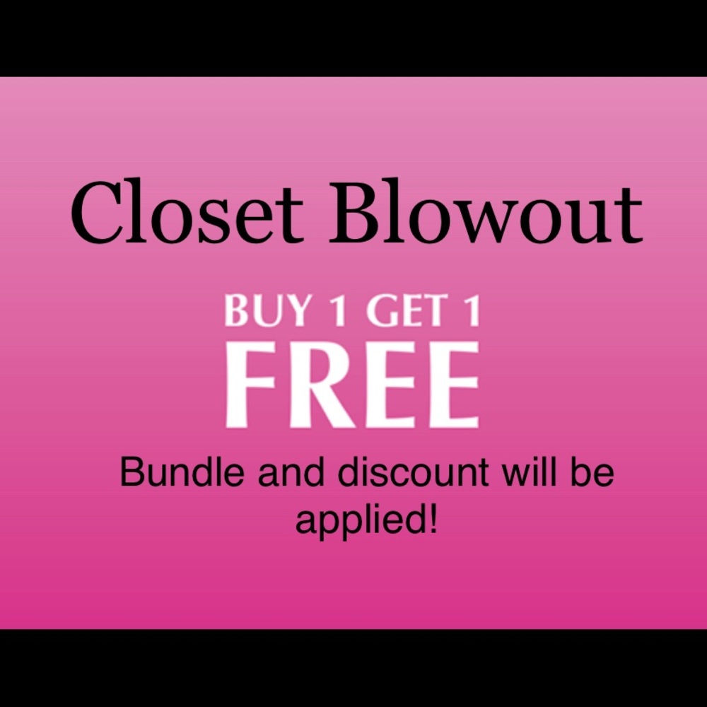 Buy one get one free